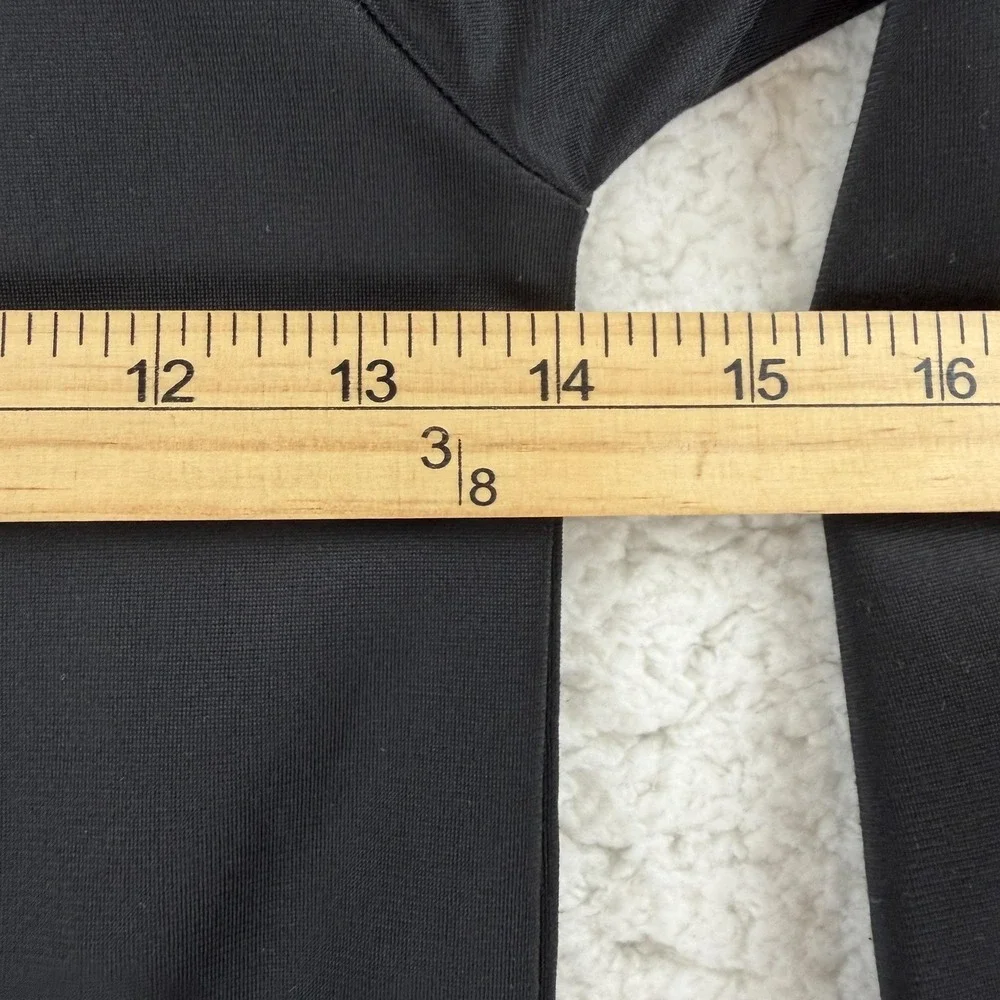 Nike Jacket Youth 7 Black Full Zip Track Jacket Logo Tape‎ Sleeves Athletic
